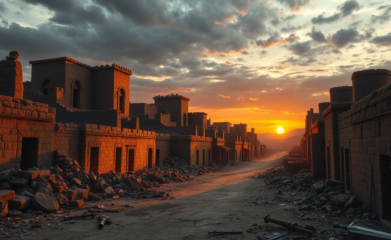 Cidade antiga destruída após vingança bíblica